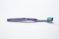 32-Tuft Adult Compact Pastel Access Toothbrush with Tongue Scraper
